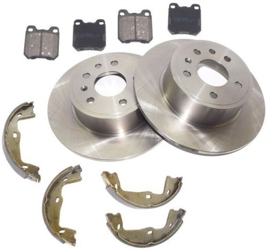 OPEL VECTRA B DISCS PADS BRAKE SHOES REAR 5 BOLTS SET - milautoparts-fr.ukrlive.com