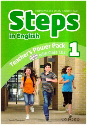 Steps in English 1 Teachers Power Pack+ 3 CD NOWA Język angielski