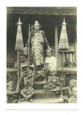 POCZTOWKA - WLADCA GIANYAR FROM NACZELNIKAMI / BALI, 1900 - milautoparts-fr.ukrlive.com