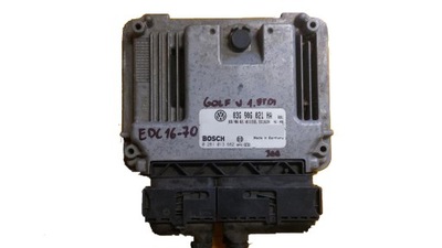 ECU VW GOLF V 03G906021HA 0281013682 ĮRAŠYTI 