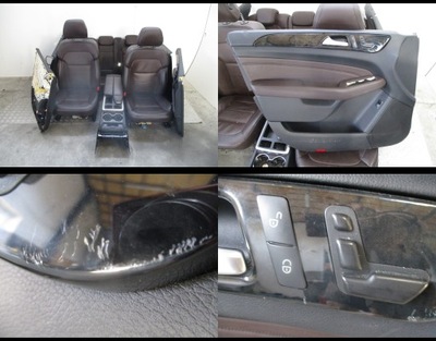 Обивка кожа mercedes ml w166 коричневый фото №1