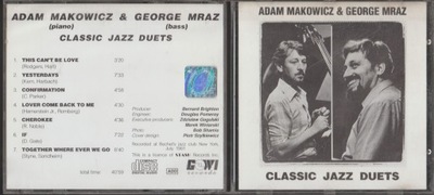 ADAM MAKOWICZ MRAZ CALSSIC JAZZ DUETS 1992 GOWI