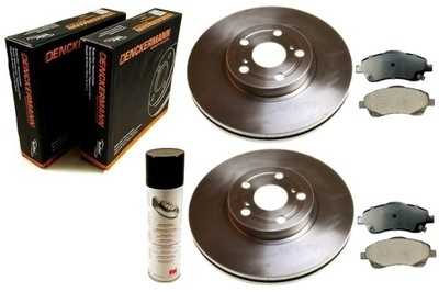 DISCS PADS TOYOTA AVENSIS T25 2003-2009 2.0 , 2.0 DIESEL , 2.4 FRONT SET - milautoparts-fr.ukrlive.com