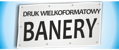 BANER REKLAMOWY 1x3m DRUK REKLAMA