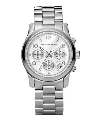 ZEGAREK DAMSKI MICHAEL KORS MK5076 RUNWAY SREBRNY IDEALNY NA PREZENT