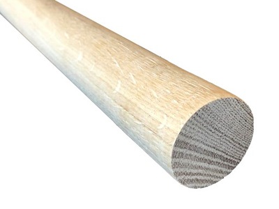 DRĄŻEK DĘBOWY drewniany SZTYL KIJ fi 16mm - 200cm dł. DĄB PRODUCENT