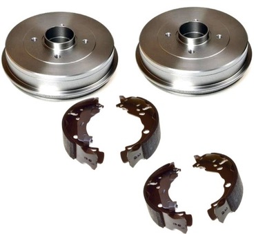 BEBNY 203MM BRAKE SHOES BRAKE RENAULT CLIO 2 II LOGAN THALIA / SYSTEM BOSCH - milautoparts-fr.ukrlive.com