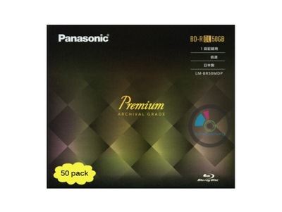 Panasonic BD-R DL 50GB Premium Archival Printable