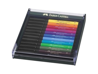 PISAK PITT ARTIST PEN BRUSH Faber-Castell 12 BASIC