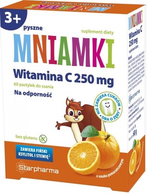 MNIAMKI WITAMINA C DO SSANIA Z KSYLITOLEM DZIECI