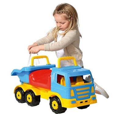 WADER QUALITY TOYS DUŻY JEŹDZIK CIĘŻARÓWKA WYWROTKA PCHACZ 6614