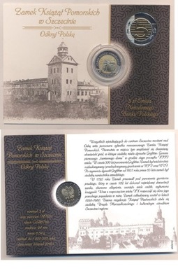 Blister 5 złotych (2016) - Zamek Książąt Pomorskich w Szczecinie
