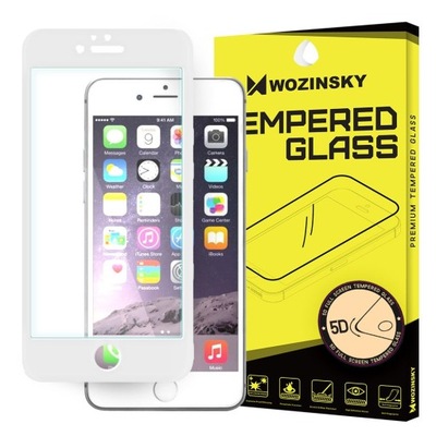 Szkło Hartowane 5D Wozinsky iPhone 6 / 6S Białe