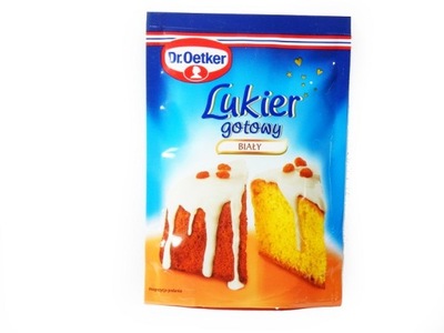 GLAZURA LUKIER GOTOWY POLEWA Dr. Oetker Biały