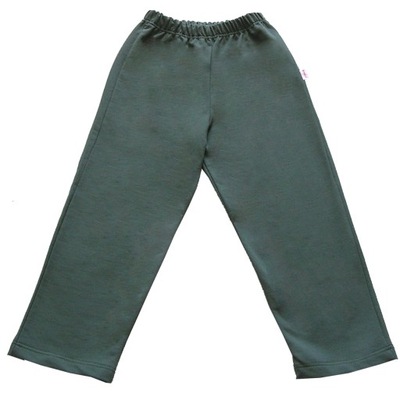 Lekkie spodnie dresowe *116* - Gracja - c. oliwka