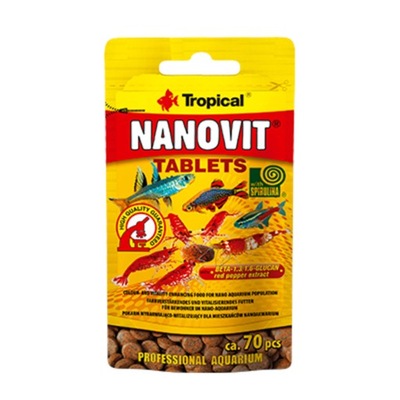 Tropical Nanovit Tablets 10g 70tab-tabl. samoprzy.