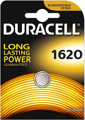 Bateria litowa DURACELL CR1620 3V 1620 1 SZTUKA