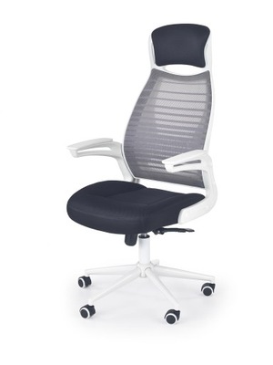 FRANKLIN fotel biurowy czarno-biały Halmar