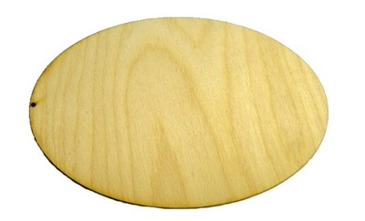 Owal drewniany sklejka decoupage scrapki 30cm