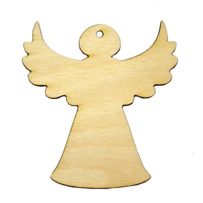 Anioł z drewna święta ozdoba świąteczna 15cm