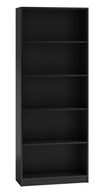 REGAŁ 60CM SZAFKA R60 KSIĄŻKI CZARNY DO SALONU, BIURA, GABINETU