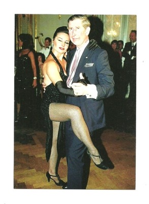 Pocztówka - Książę Karol i argentyńskie tango ...