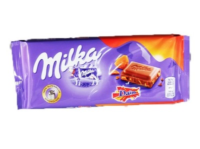 Czekolada MILKA DAIM 100g z NIEMIEC