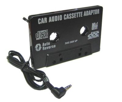 CASSETE ADAPTADOR TRANSMISOR AUX JACK RADIO CD MP3  