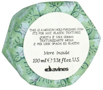 Davines More Inside Średnio Utrwalająca Matująca Guma Do Włosów 75ml