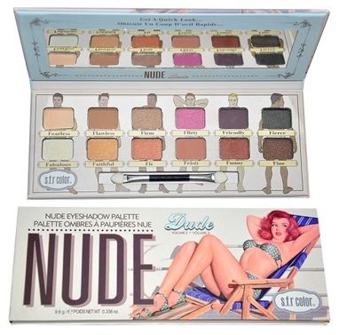 NUDE DUDE PALETA 12 TIEŇOV NA MAKE-UP