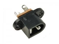 Gniazdo DC 2,1/5,5mm do obud. z wyłącznikiem x5szt