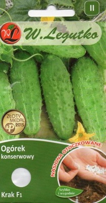 OGÓREK GRUNTOWY KRAK F1 NASIONA OTOCZKOWANE 50 szt