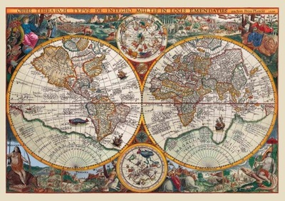 Mapa Świata PLANCIUS REPRINT A2