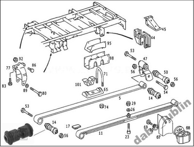 BLOCAGE SILENCIEUX RESSORTS ARRIÈRE MERCEDES SPRINTER - milautoparts-fr.ukrlive.com