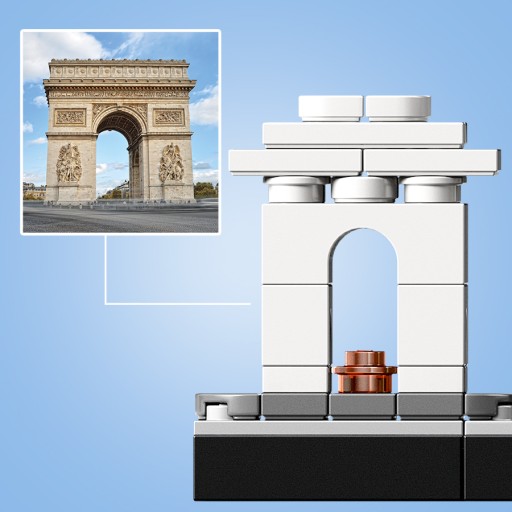 Коллекционная модель LEGO Architecture Paris 21044