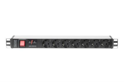 Listwa zasilająca PDU 19'' RACK 7gniazd 2m alu