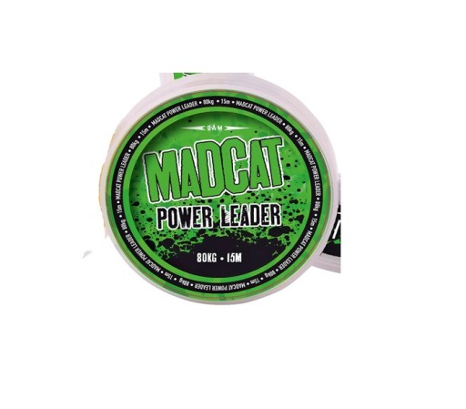 MADCAT POWER LEADER 15M 0,80MM 80KG 178LBS КОРИЧНЕВЫЙ