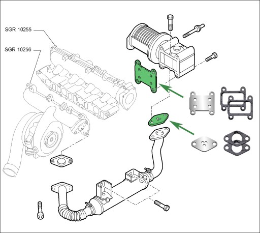 Заглушки EGR FIAT Croma Stilo LANCIA Thesis 1.9JTD