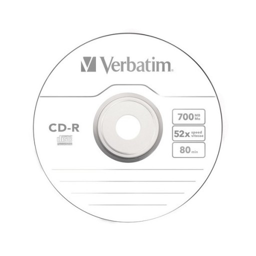 Płyty VERBATIM CD-R 52x 700MB cake 10 sztuk extra!