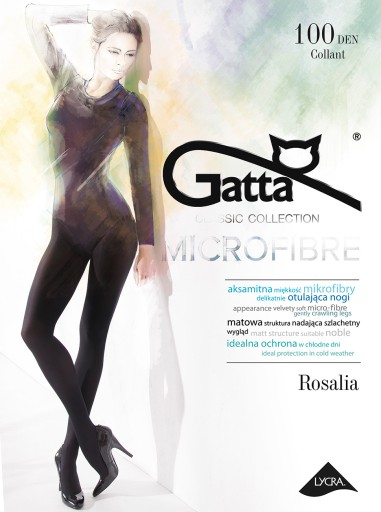 Колготки GATTA ROSALIA 100 ден МНОГО ЦВЕТОВ - r4