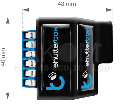 WiFi КОНТРОЛЛЕР ДЛЯ РОЛЛЕТЕН Blebox Shutterbox