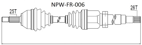 ВАЛ ПРАВЫЙ FORD FOCUS MK1 1.8Di 1.8TDDi 98-04