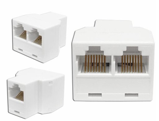 РАЗЪЕМ RJ45 8P8C РАЗЪЕМ CAT5E / 2 РАЗЪЕМА