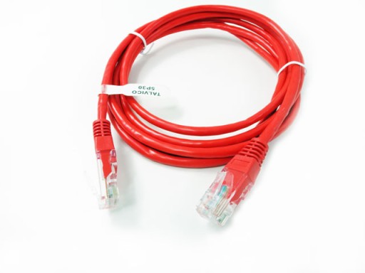 Сетевой кабель патч-корда RJ45 UTP, 3,0 м, КРАСНЫЙ