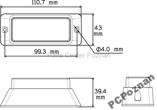 Lampa stroboskopowa LED S10 Pomarańczowa[1530092]