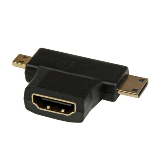 Адаптер 2в1 HDMI - MicroHDMI Адаптер MiniHDMI