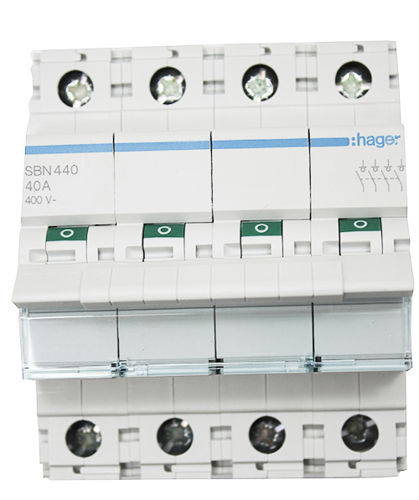 МОДУЛЬ РАЗЪЕДИНИТЕЛЯ HAGER 4P 100A SBN490