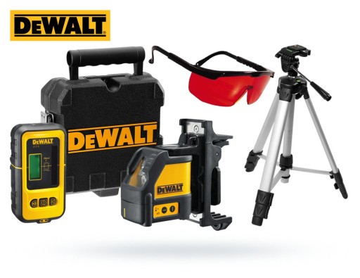 DeWALT DW088KD laser krzyżowy z detektorem ZESTAW