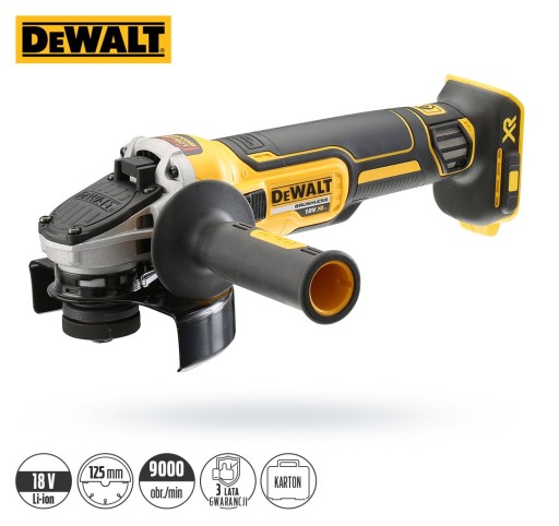 БЕСЩЕТОЧНАЯ ШЛИФОВАЛЬНАЯ МАШИНА DeWalt DCG405NT 18V TSTAK