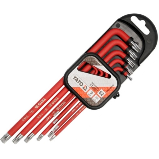 Набор ключей TORX TAMPERPROOF 9шт T10-T50mm YATO